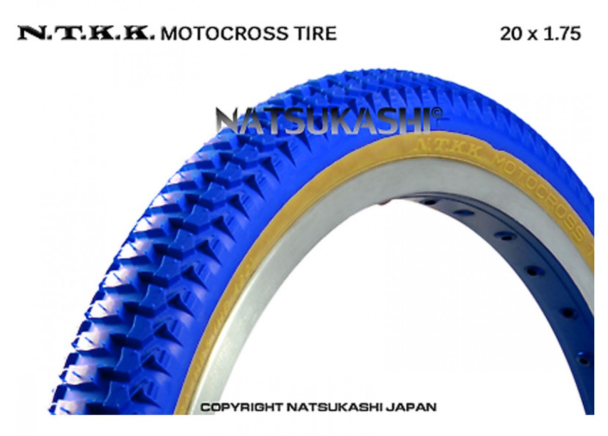 blue bmx tires