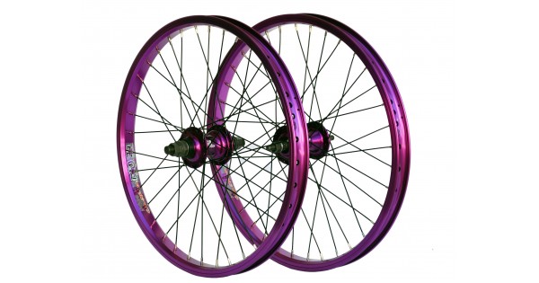 Purple store bmx wheels